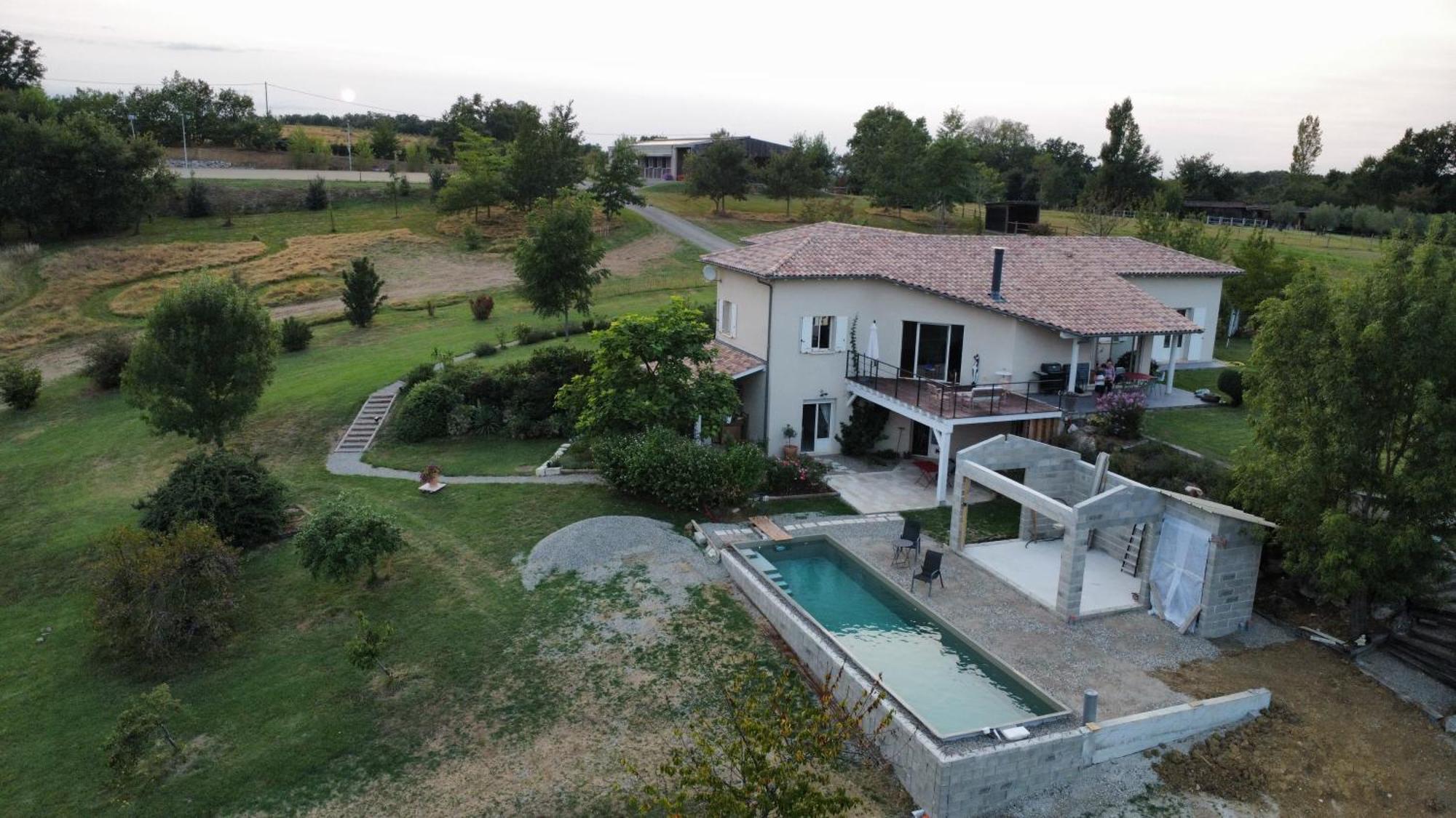 Logement Entier De Charme, Gite Equestre Gers Flamarens المظهر الخارجي الصورة